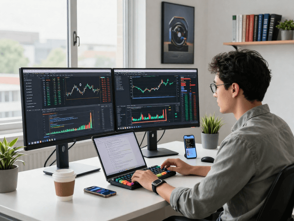Real-time stock data display using TWSE stock real-time API in a modern developer workspace