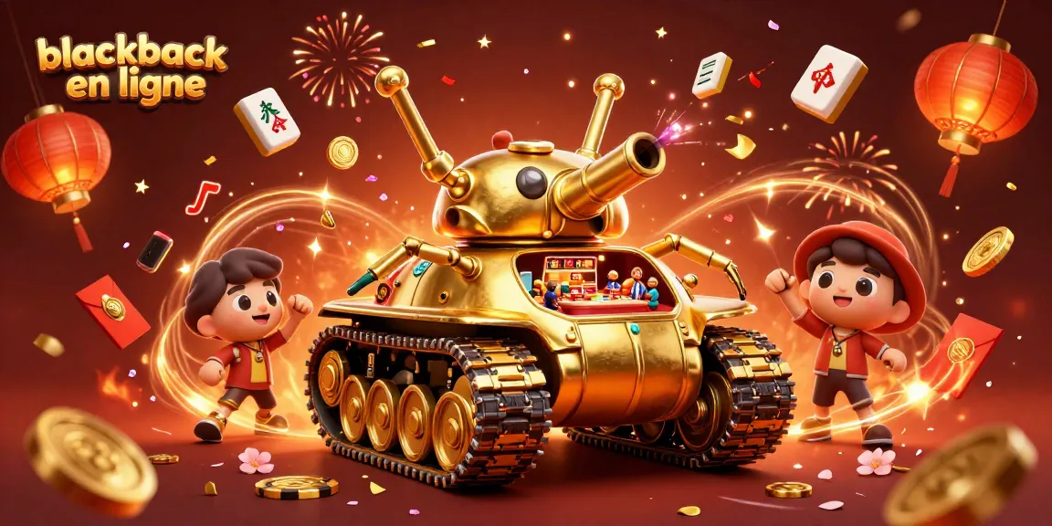 Jouez au blackjack en ligne dans un cadre de casino animé et vibrant avec des effets festifs.