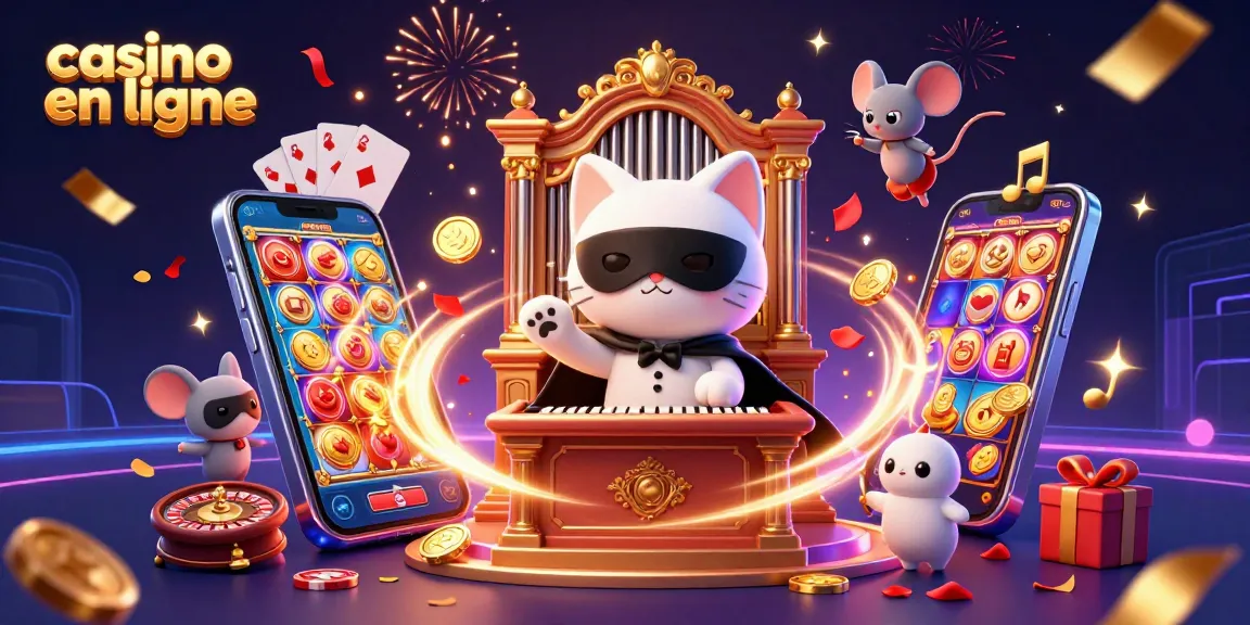 Jouer à des jeux fascinants dans un casino en ligne, avec des éléments colorés et dynamiques.