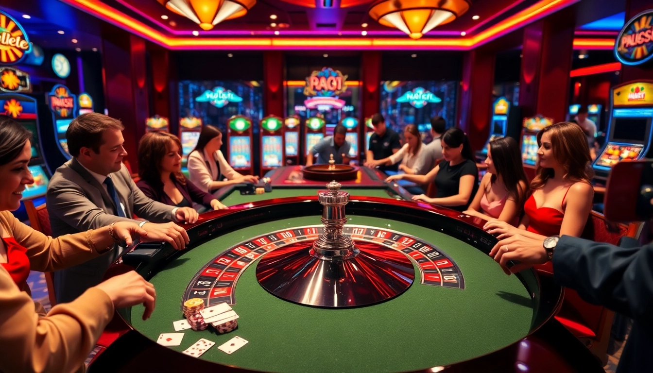 Engaging casino players enjoying the 92 pkr download roulette experience.