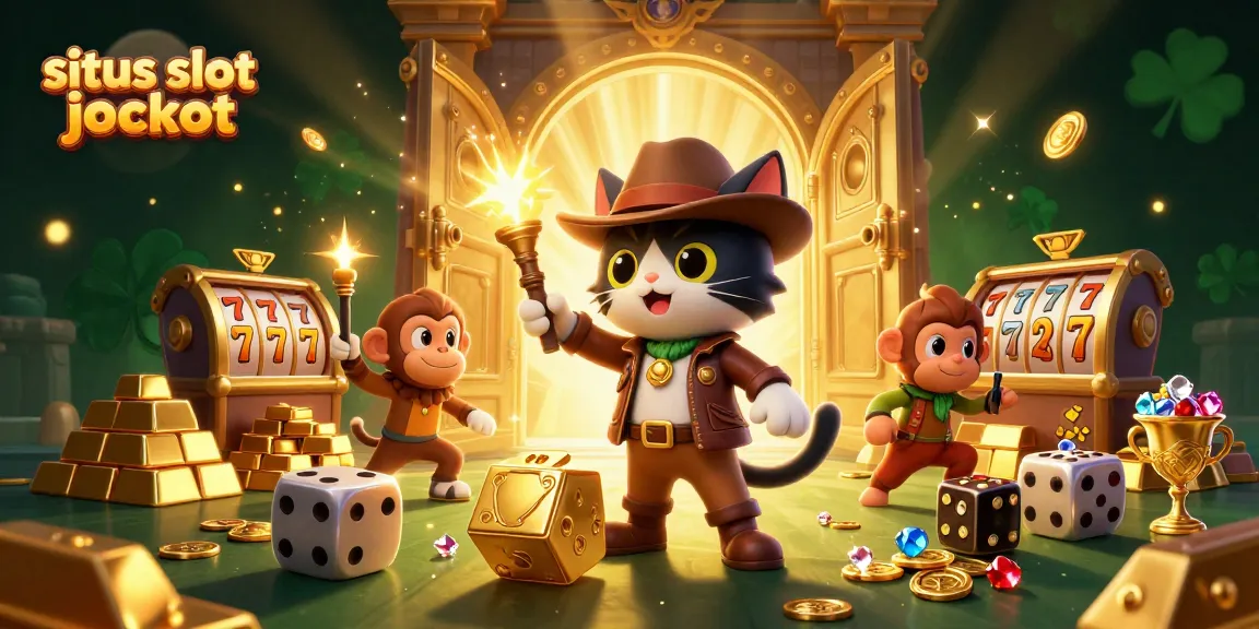Experience exhilarating wins at situs slot jackpot with dynamic 3D scenes bursting with casino treasures.