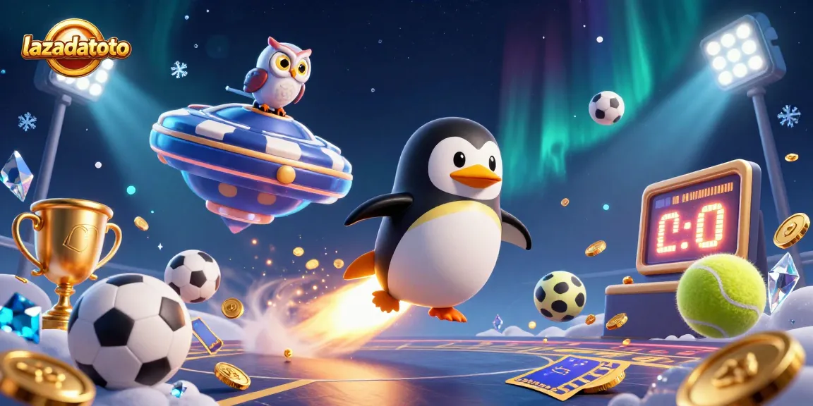 Menangkan hadiah dengan lazadatoto dan saksikan penguin emas meluncur di luar angkasa!