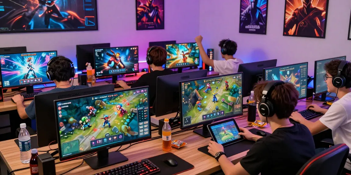 Engaged players exploring diverse games at https://naga2000.tech in a vibrant digital gaming environment.