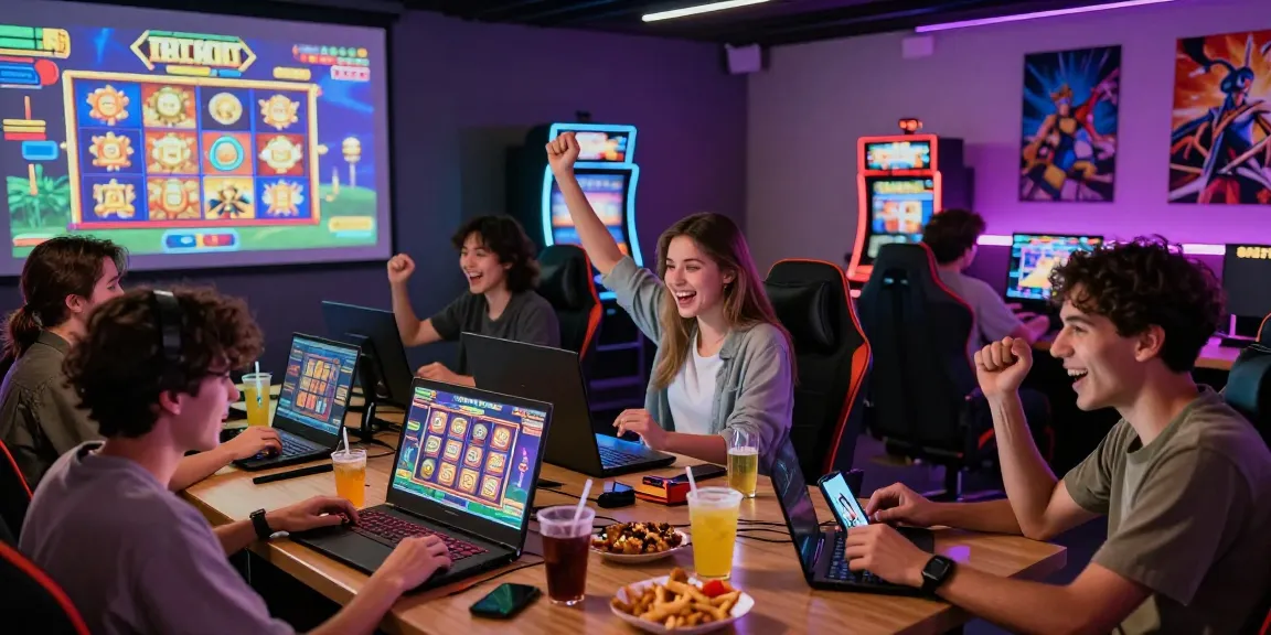 Playbook88 official gaming community enjoying high RTP slot games at https://gravatar.com/playbook88official in a vibrant setting.