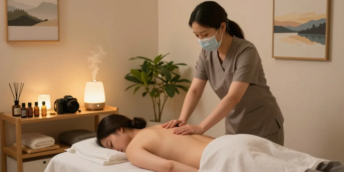 Relaxing wellness atmosphere for 종로출장마사지 with soothing therapist and serene setting.