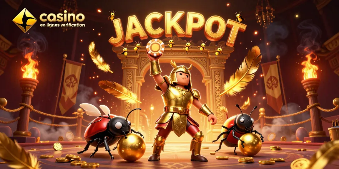 Gagnez en jouant dans un casino en ligne sans vérification avec un scarabée en armure dorée !
