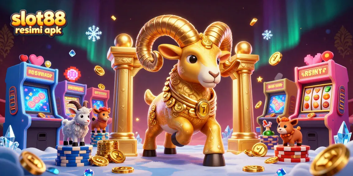 Spin the reels in luck with slot88 resmi apk featuring colorful arcade elements and a vibrant casino scene.
