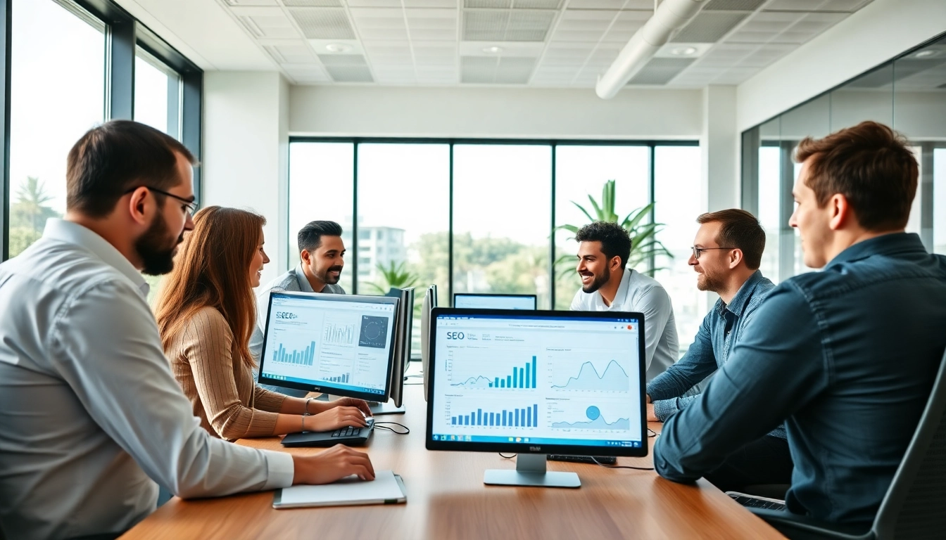 Maximize Your Business through Search Engine Optimization Clearwater with a professional marketing team collaborating.