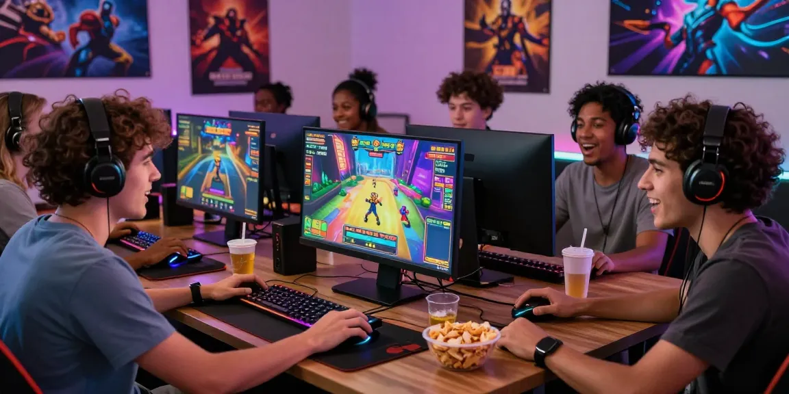 Deposit pulsa tanpa potongan with friends enjoying thrilling online slot games in vibrant gaming environment.