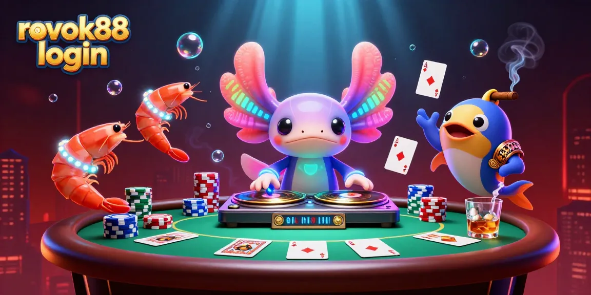 Join the fun with rokok88 login and engage in thrilling poker gameplay with vibrant characters!