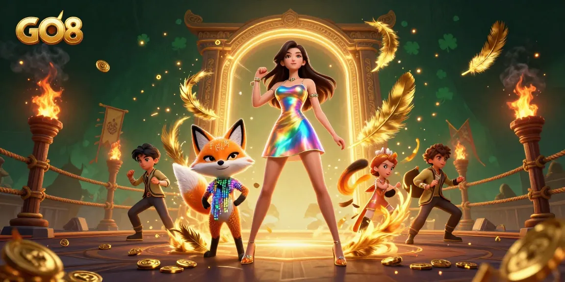 Engage with GO8's vibrant online casino universe featuring dynamic characters and immersive gaming elements.