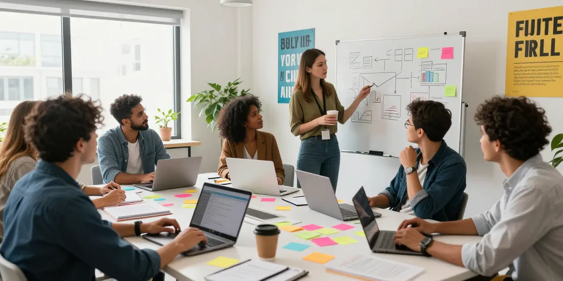 Dynamic startup team collaboration at https://www.startsomethingpc.com in modern co-working space