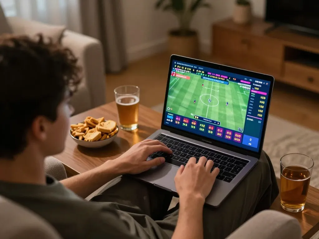 Engaging in online sports betting at lu88 with real-time odds and game stats displayed