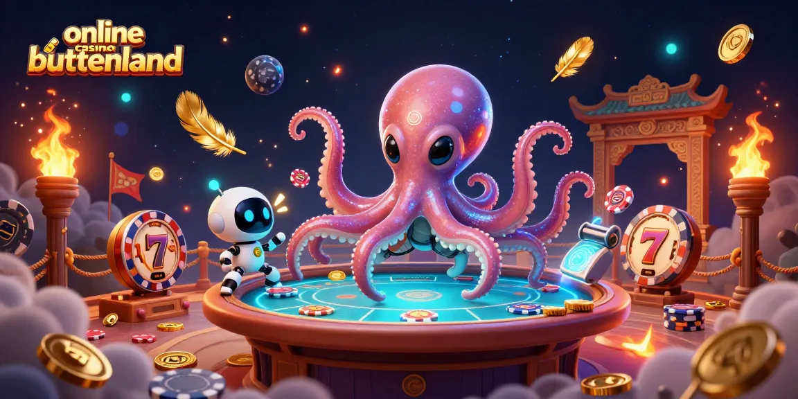 Engage in online casino buitenland with a vibrant poker scene featuring an alien octopus and dynamic gaming elements.