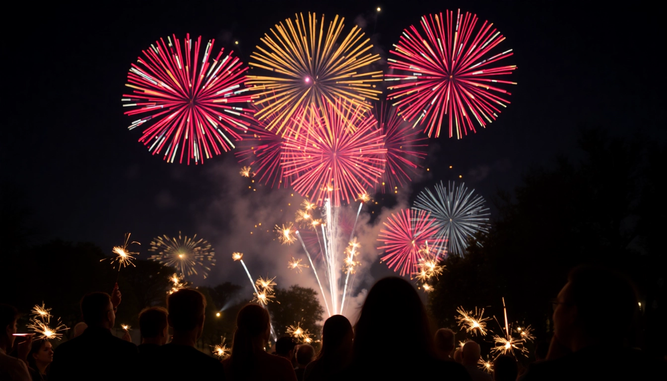 Experience the excitement of fireworks for sale lighting up the night sky. related image