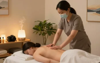 Relaxing wellness atmosphere for 종로출장마사지 with soothing therapist and serene setting.